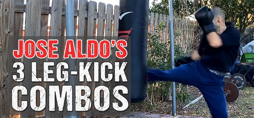 Level Up Fast: Master Jose Aldo's 3 Signature Kick Combos in Minutes! (Breakdown)