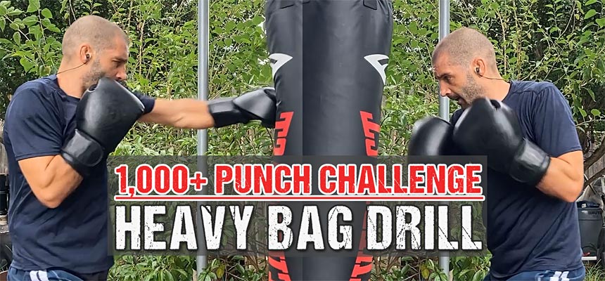 1000+ Punch Heavy Bag Challenge: 10-Round Volume Drill
